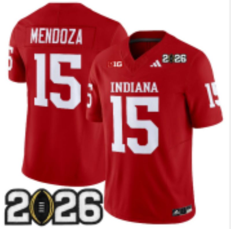 Men Ohio State Buckeyes #15 Mendoza Red 2026 NCAA Jersey 05->ncaa teams->NCAA Jersey